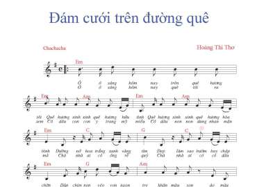 Đám Cưới Trên Đường Quê sheet có lời 