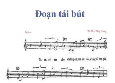 Đoạn Tái Bút sheet có lời 
