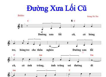 Đường Xưa Lối Cũ sheet có lời 