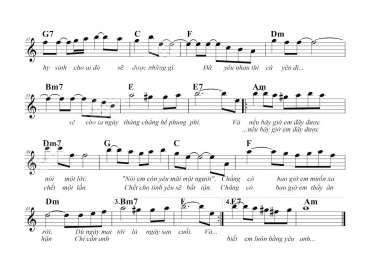 Nếu Em Được Lựa Chọn sheet có lời