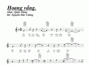 Hoang Vắng sheet có lời