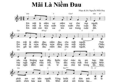 Mãi Là Niềm Đau sheet có lời