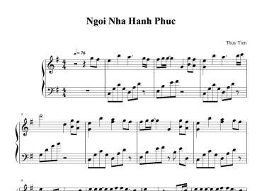 Ngôi Nhà Hạnh Phúc sheet có lời