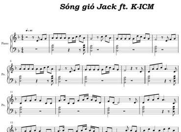 Sóng Gió sheet có lời