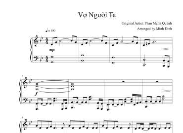 Vợ Người ta sheet có lời 