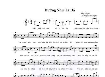 Dừng như ta đã sheet có lời