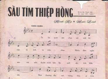 Sầu tím thiệp hồng sheet có lời
