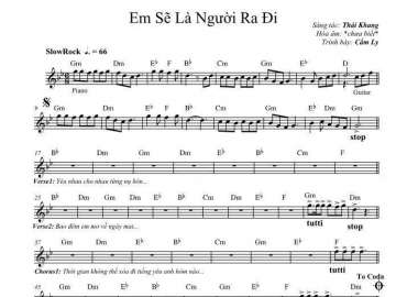 Em Sẽ Là Người Ra Đi sheet nhạc