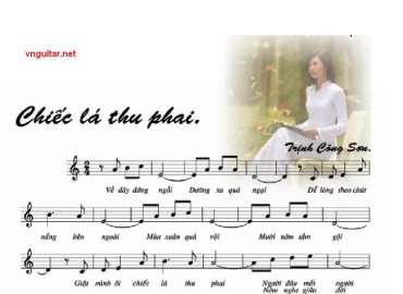 Chiều lá thu phai sheet có lời