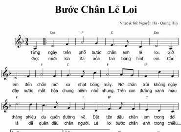 Bước chân lẻ loi sheet có lời