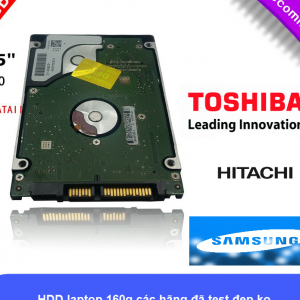 Hdd Laptop Toshiba/Hitachi/Western/Samsung 160G Sata 1N MSP: TTK58
