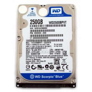 Hdd Western/Hitachi/SS 250Gb Sata MSP:TTK67